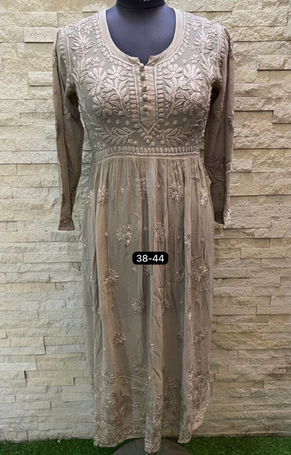 Viscose Georgette long Nayra gowns