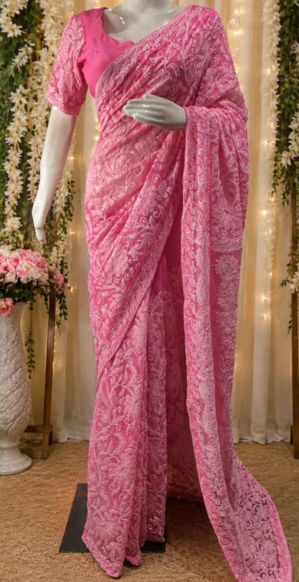 Premium Cotton Saree Full Jaal
