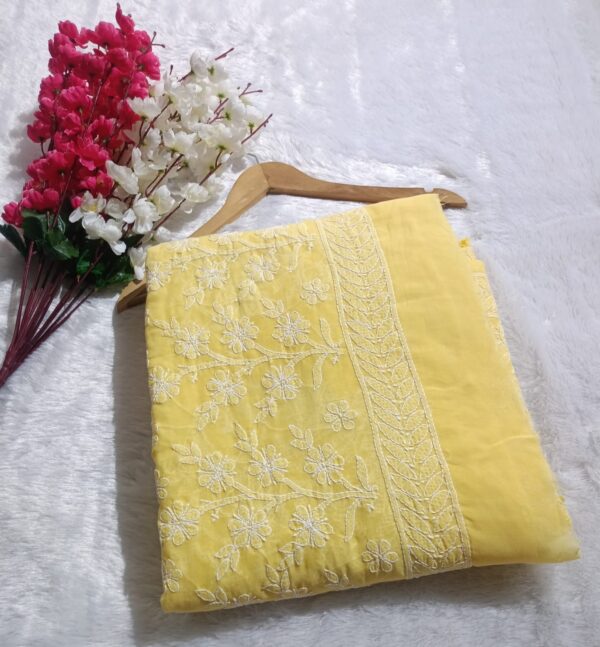 Premium Cotton Saree Floral Vine