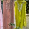 Mulmul Chanderi Suit with Pearl and Cutdana Work