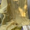 Mulmul Kurta Set with Zari Pitta Work – Lemon Yellow