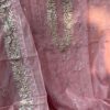 Mulmul Kurta Set with Zari Pitta Work – Onion Pink