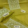 Mal Mal Chanderi Chikankari Suit