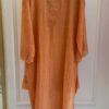 Party Wear Mul Chanderi Set with Mukaish Work – Rust