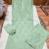 Modal Chikankari Plazo Set with Dupatta – Mint Green