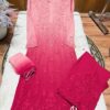 Modal Chikankari Plazo Set with Dupatta – Pink Rani Ombre