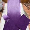 Modal Chikankari Plazo Set with Dupatta – Lavender Purple Ombre