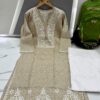 Fancy Brasso Cotton Kurti – Beige